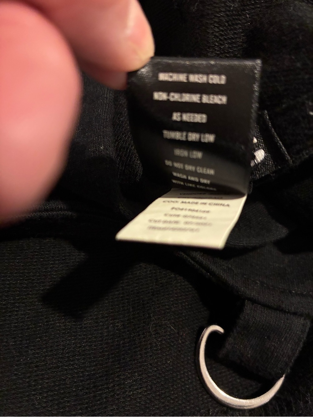 Hot Topic Black Branded Off The Shoulder Shirt with Metal Detail - Picture 5 of 5